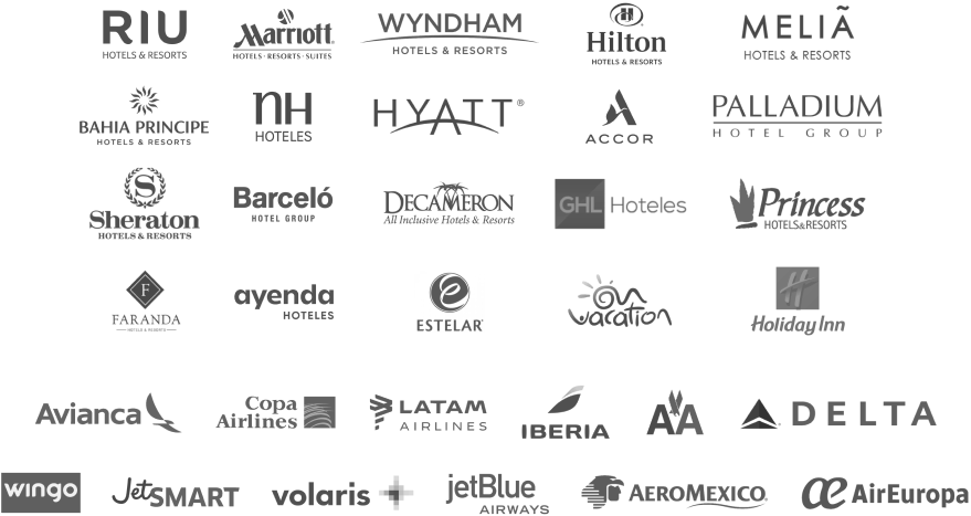 Logos de Hoteles y Aerolíneas